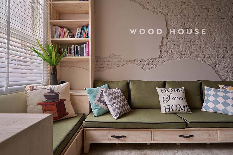 一字型鄉村風沙發24