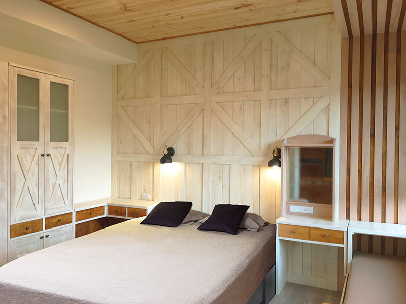 北歐風實木牆26