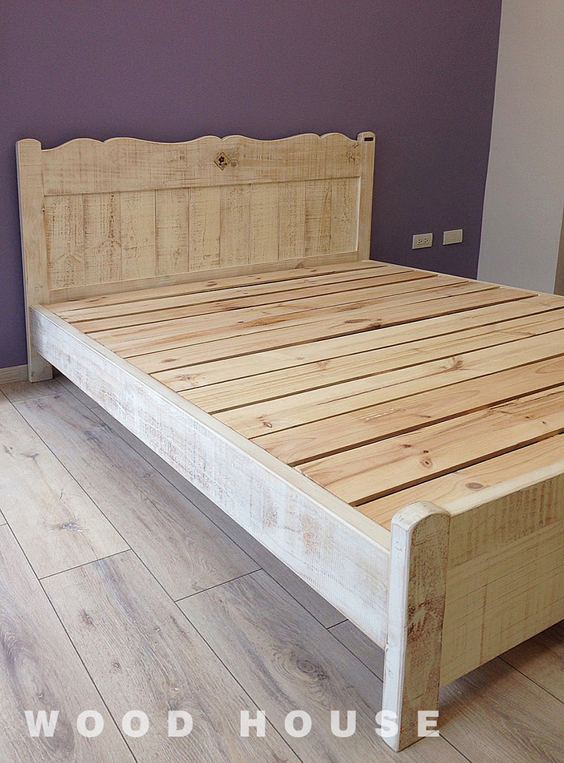 南歐風實木床組37