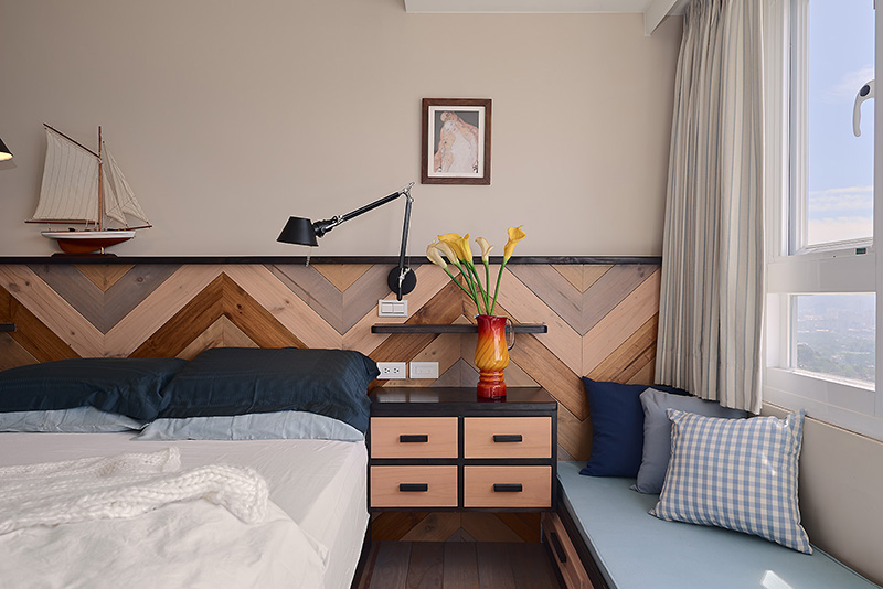 原木工坊床頭版造型08