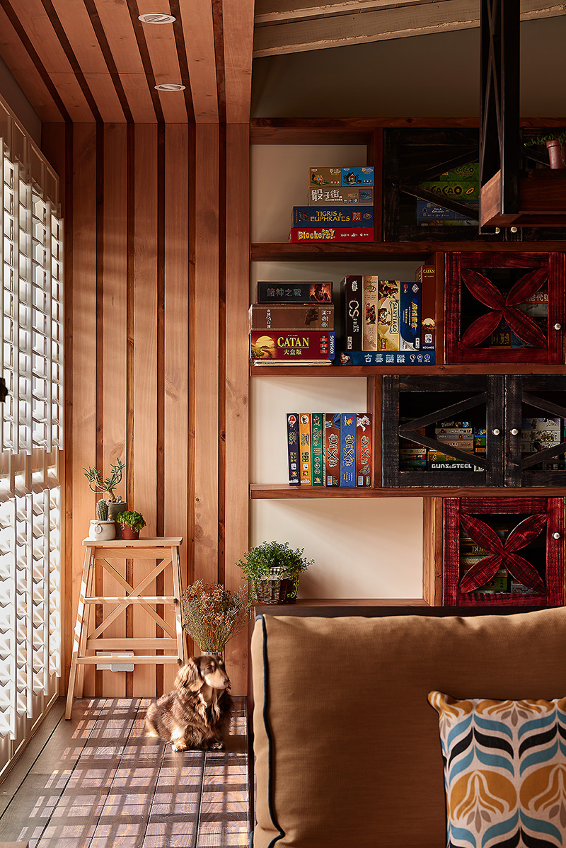 原木條狀天花48