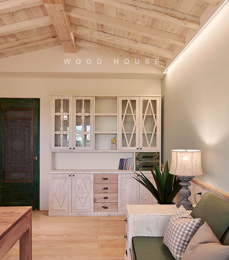 歐風餐櫃書櫃72