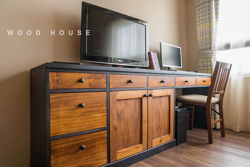 臥室斗櫃兼書桌48