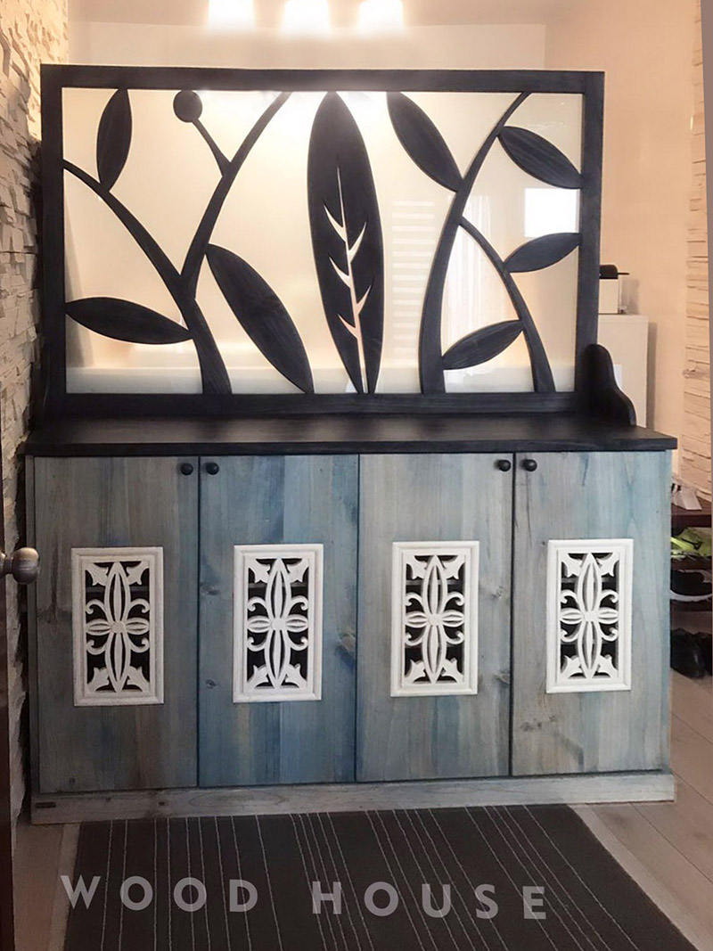 鄉村風玄關櫃96