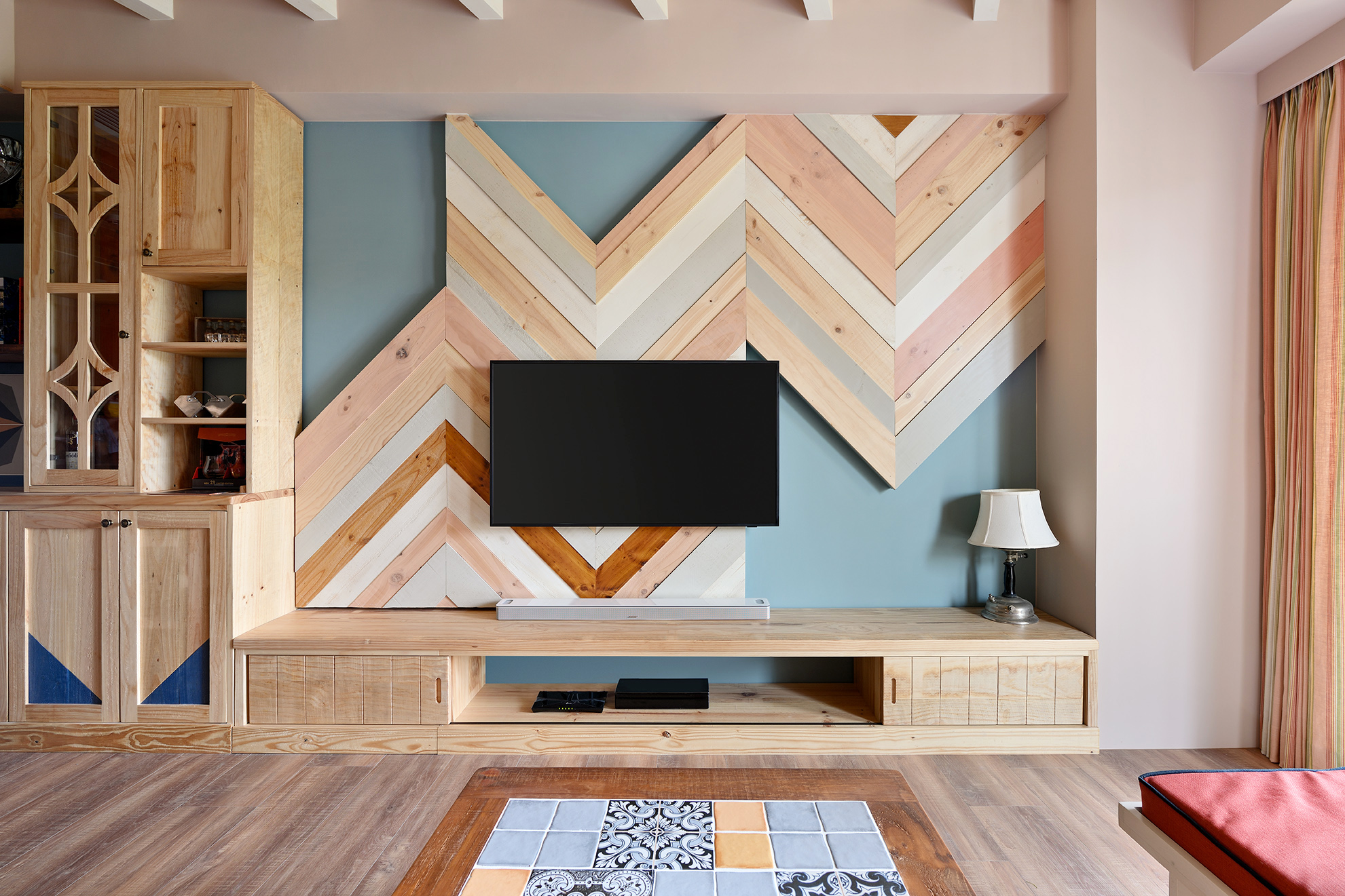 北歐風壁面設計38 原木工坊