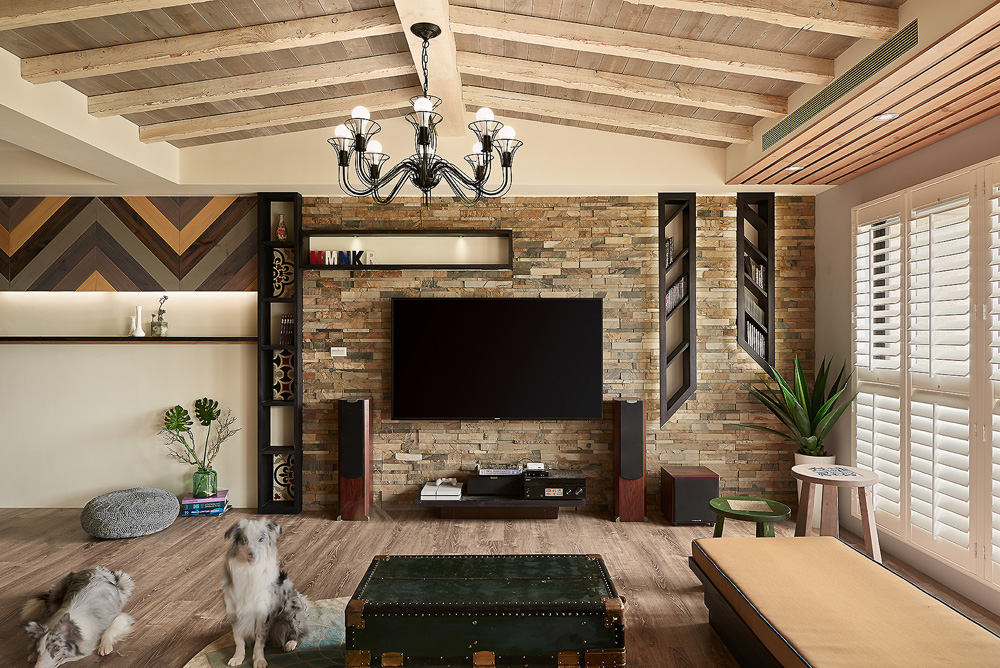 自然系電視牆107