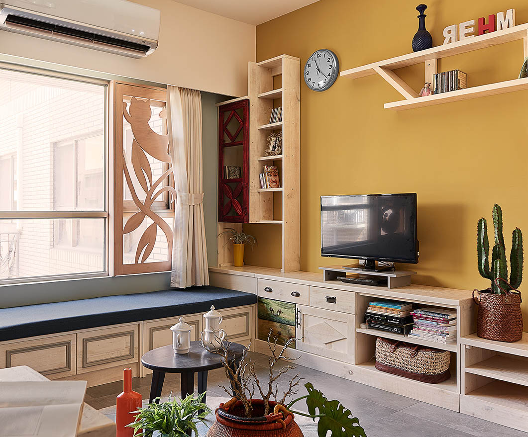 鄉村風電視牆108