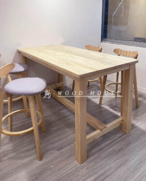 簡約木質餐桌吧台桌81